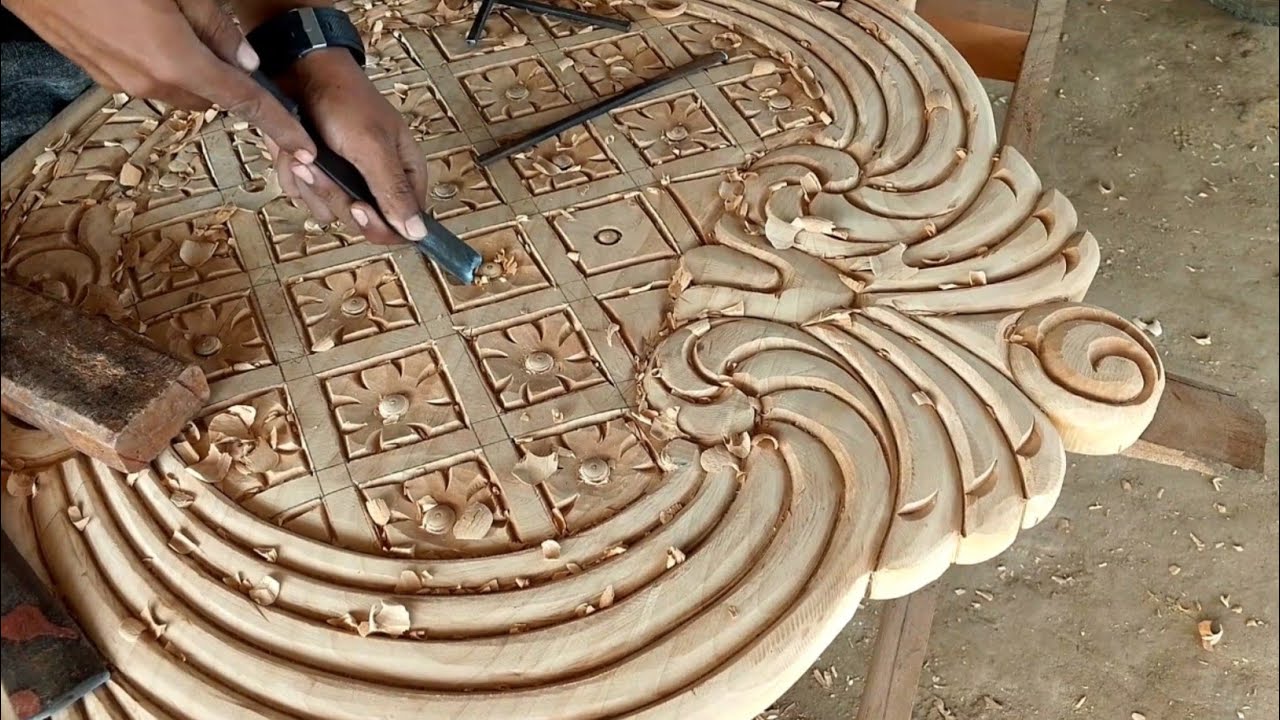 हाथो का काला || Amazing || Box Bed Wood Carving Work 