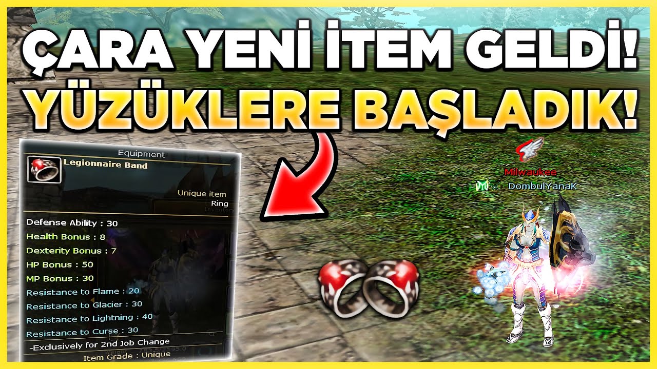 ÇARA YENİ İTEM GELDİ! 💎🔥 | YÜZÜKLERE YÜRÜYORUZ! 💍 | Knight Online Zero #44