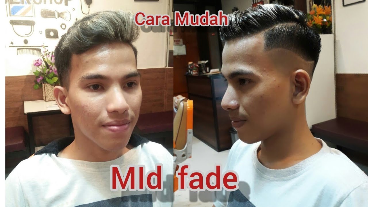 Tutorial MID FADE  MEDIUM  FADE  Haircut Stylist UNDECUT 