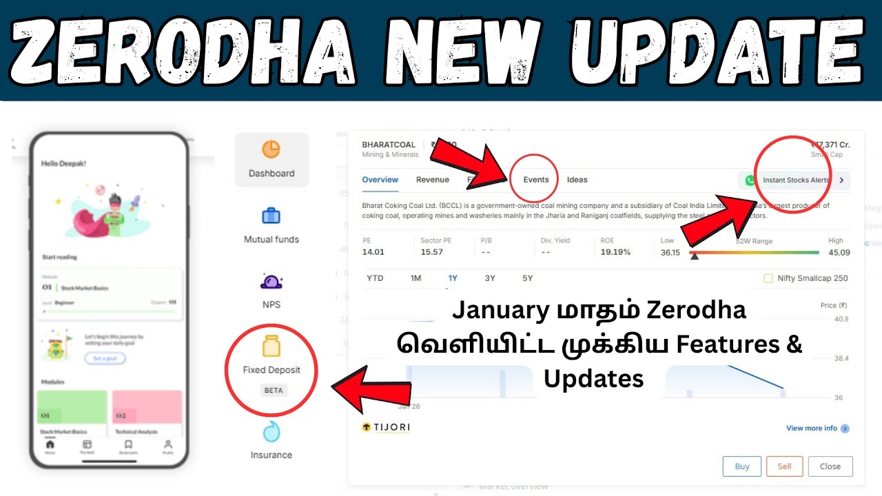 Zerodha New Updates - 2026 🤩🥳| Zerodha Demat Account in Tamil | 