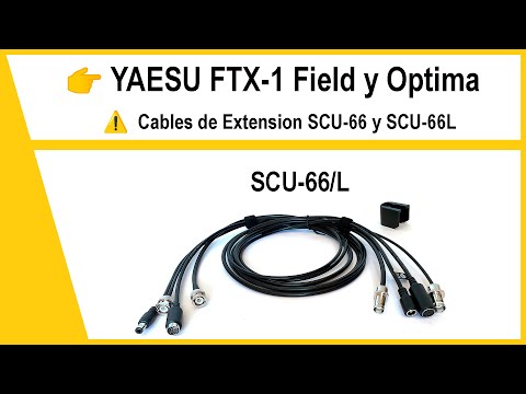 YAESU SCU-66 Cable extensión de 1,5 metros para FT