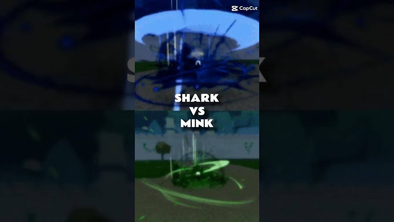 Pt. 2 Blox Fruits Shark v4 VS Mink v4 bloxfruits original racev4