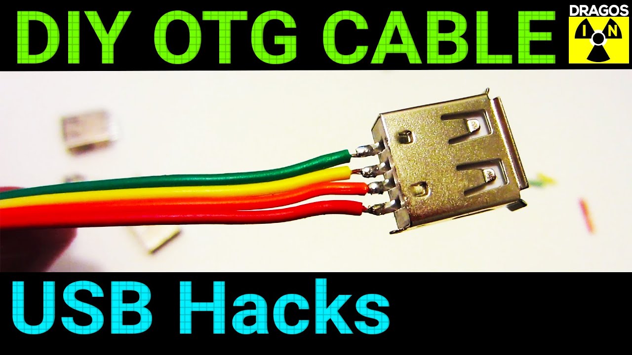 DIY USB OTG Cable - YouTube