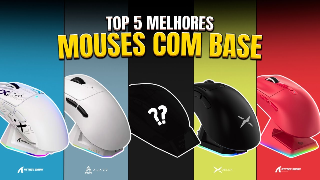 Qual MOUSE C/ BASE de CARREGAMENTO Comprar em 2026? Mais Vendidos ✅