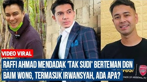 Raffi Ahmad Mendadak 