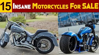 15 Insane Motorcycles for Sale – Rare, Custom & Powerful Bikes
