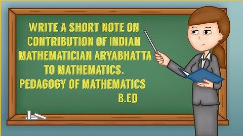 Contribution of Indian mathematician Aryabhatta to mathematics @Arabindasirmathwitheducation#pdf