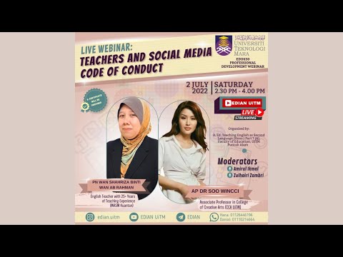 TEACHERS AND SOCIAL MEDIA CODE OF CONDUCT