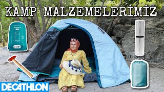 Kamp Malzemeleri Decathlon, Mh100 Fresh & Black Quechua Çadir, Kamp Mati, Arpenaz Uyku Tulumu