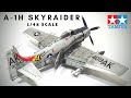 Tamiya a1h skyraider scale model aircraft building  148 scale aircraft build