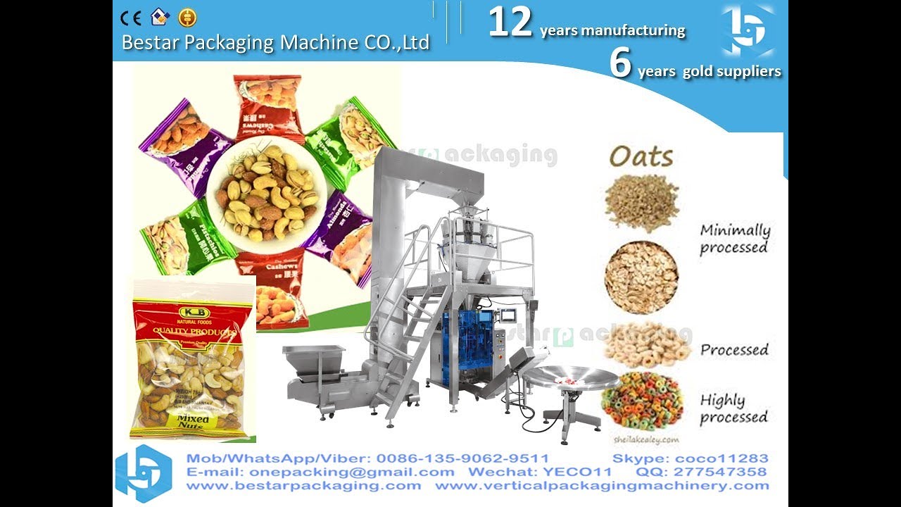 Bestar pack high speed vertical packing machine 100 bags per minute