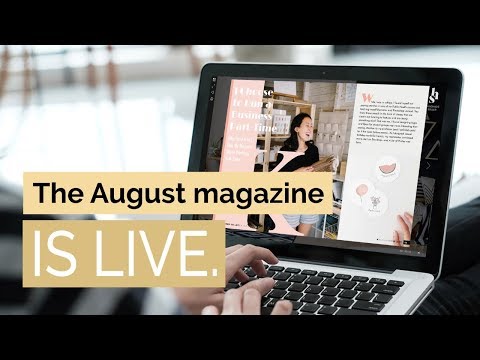 [Sneak Peek] August 2019 Handmade Seller Magazine