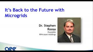 2019 September Member Webinar - Back to the Future with Microgrids