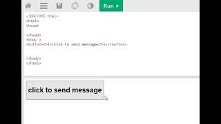 how to make button which send  message on whatsapp using html easy way