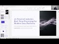 AI-Powered Analytics for Real-Time Data Platforms | AI in The New Era April 2026