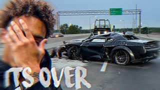I TOTALED MY DODGE CHALLENGER SCAT PACK.. (R.I.P TANNY SCAT)