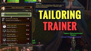 Shen'Dar Village Tailoring Trainer Location (WoW Forever)
