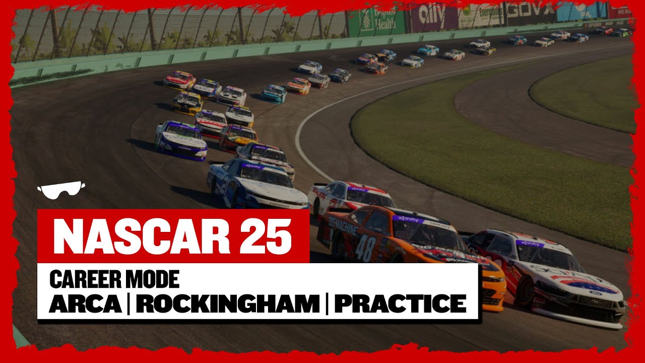 We Are BACK At The LEGENDARY Rockingham! - NASCAR 25 - Career Mode Gameplay (ARCA | Practice)
