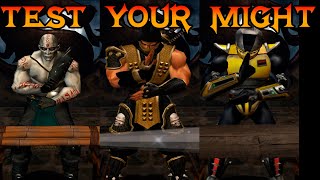 MORTAL KOMBAT DEADLY ALLIANCE: All Test Your Might [PS2] 4K 60FPS 2020