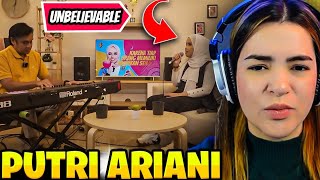 PUTRI ARIANI FT DWIKI DARMAWAN - OVER THE RAINBOW | REACTION