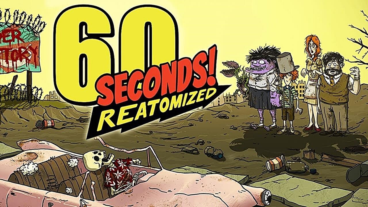 60 сек игра. 60 Seconds reatomized. Тед 60 секунд МУТАНТ. 60 Seconds! Обложка.