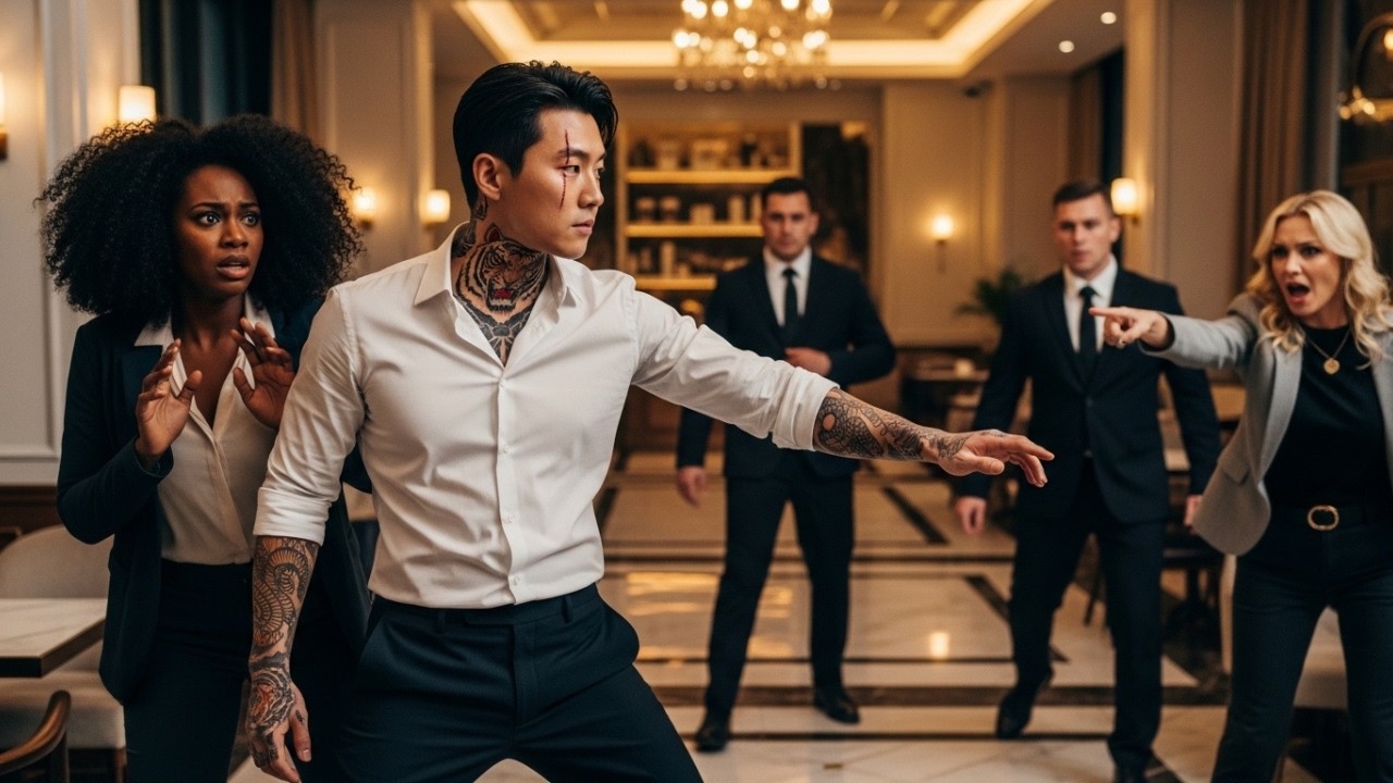 Ex-Girlfriend Ordered Guards To Hit Black Woman — Korean Mafia Boss Hit Them.