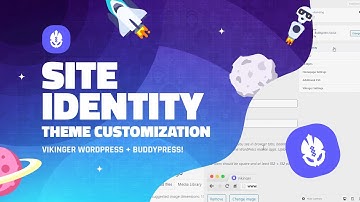 Site Identity - Theme Customization - Vikinger - WordPress & BuddyPress Social Community