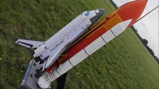 Space Shuttle Scale model RC  Flight at Manching 2017