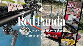 Karma Airguns Sneak Peek - Red Panda Sighting - Cutting Cards @ Horsepower Ranch in Central Florida