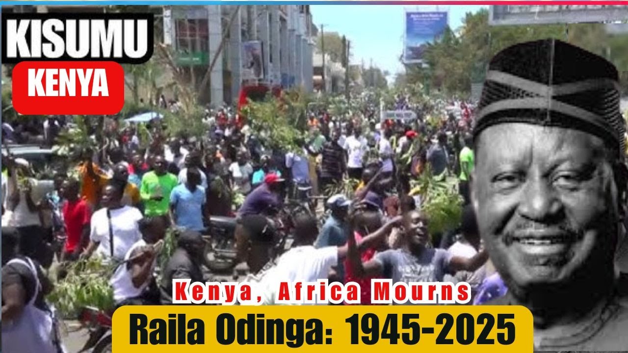 Mourning Raila Kenya In Deep Mourning As Former Prime Minister Raila Odinga Dies At 80 ...