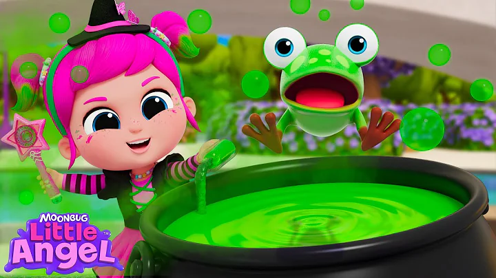 Magic Witch Spell! 🪄Let's Play Pretend! | Little Angel Halloween Kids Songs & Nursery Rhymes