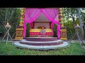 Girl Living Off the Grid, Build The Most Beautiful Queen Sleeping Room in Backyard