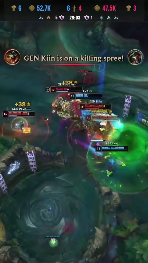 Triple Kill do Guma e GG: T1 1-0 #Worlds2024