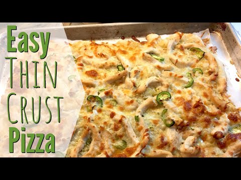HOW TO MAKE THIN CRUST PIZZA | EASY COOKING TUTORIAL