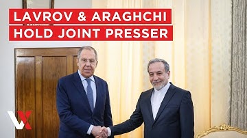 LIVE | Lavrov &  Iranian Foreign Minister Araghchi Hold  Presser Conference After Key Talks | VERTEX