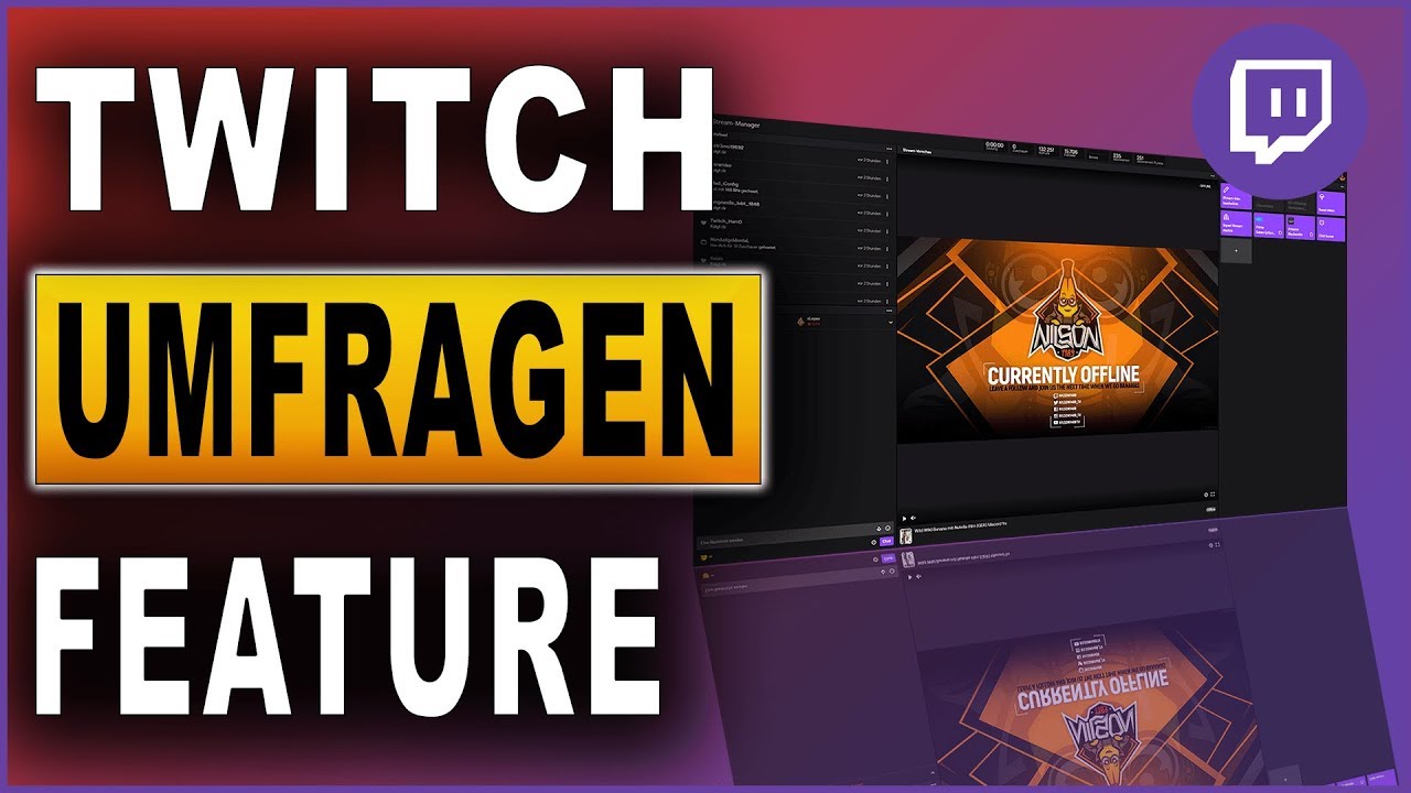 Twitch Umfragen live während des Streams So gehts! YouTube