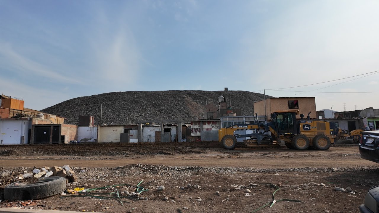 AV. 12 DE OCTUBRE de SMP, avance de OBRAS al 58%