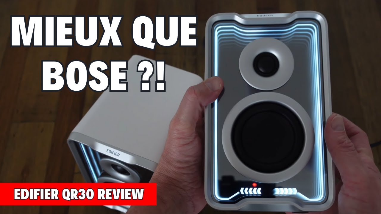 Edifier QR30 🎶 Test & Avis – Enceintes RGB compactes avec son Hi-Fi et Bluetooth 5.4 !