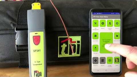 TPI SP341 Sub mini K Type Thermometer and View App