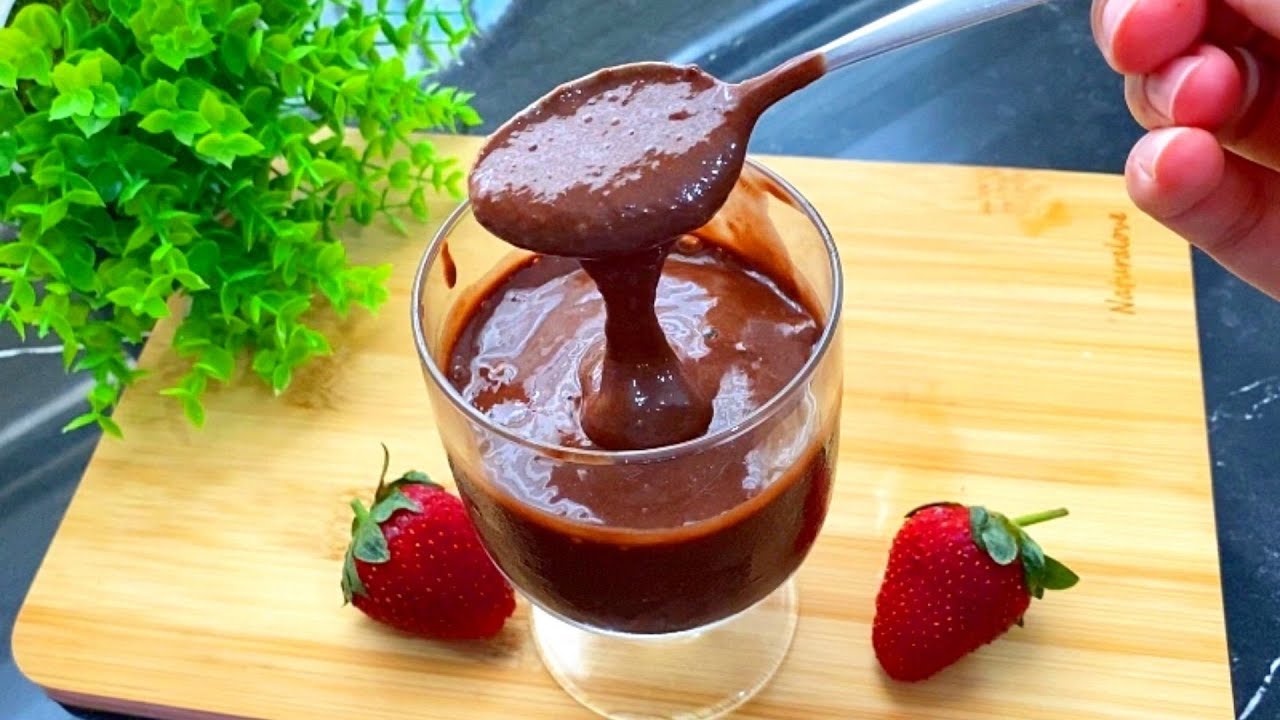 GEZONDE CHOCOLADE PUDDING ZONDER SUIKER..!! ZONDER GELATINE