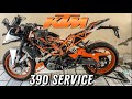 👨‍🔧Performing KTM RC/DUKE 390 Complete Service at Home