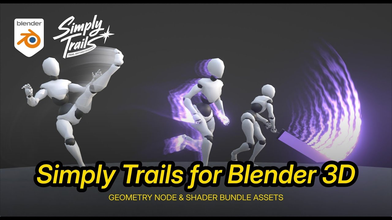 Simply Trails – Trail Anything for Blender 3D!