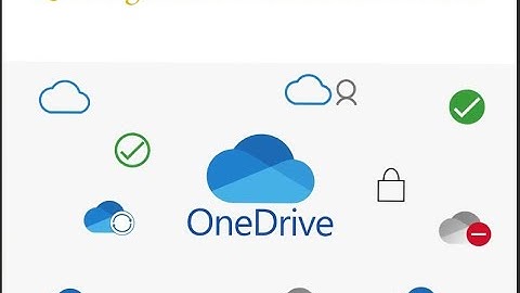 Quick guide on OneDrive status icons