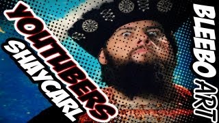 Youtuber Drawing - Shaycarl In Epic Rap Battles Of History Bleebo Art