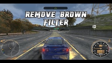 How to remove brown/yellow filter in NFS Most Wanted - AetherSx2 - Best Settings