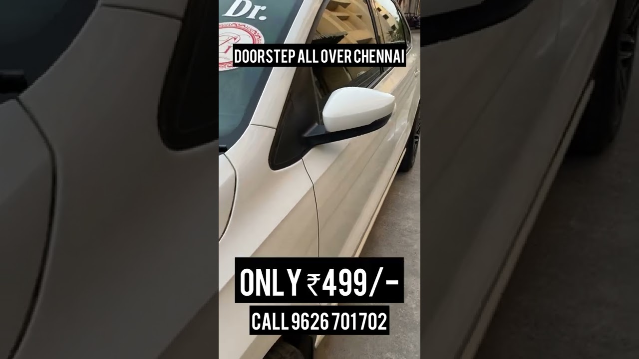 Doorstep Car Wash only @₹499/- - Includes interior also. Call 9626 701 702