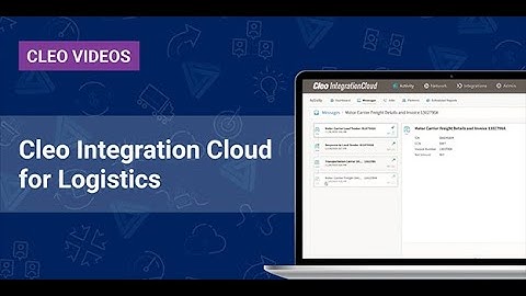 Cleo Integration Cloud for Logistics