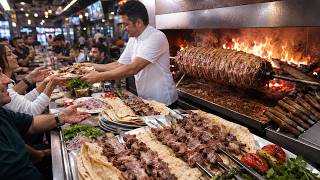 Istanbul’s Old Streets Hide a Famous Turkish Meat Restaurant! Full Kebab Process Inside