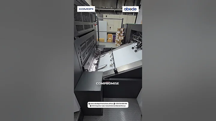 Top-Speed Offset Printing with Inline Quality Control | Komori Lithrone G40 Advance