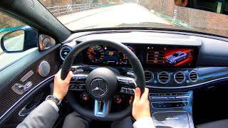 2021 Mercedes AMG E63 S - NEW Full Drive Review Sound Interior Exterior